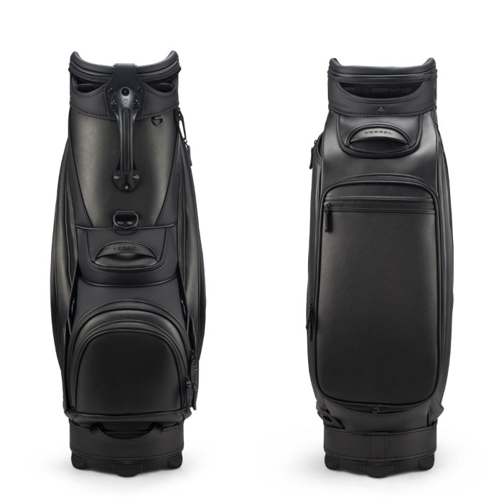 VESSEL - VESSEL PRIME キャディバッグ ブラック 新品・未使用 ベゼル PRIME 2.0 ゴルフ キャディバッグ 10型 VESSEL