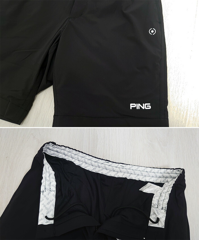 PING ピン ゴルフウェア 防風撥水 ストレッチタフタ ショート