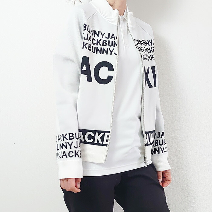 Jack Bunny!!（ジャックバニー） レディース 長袖 フルジップ ニット