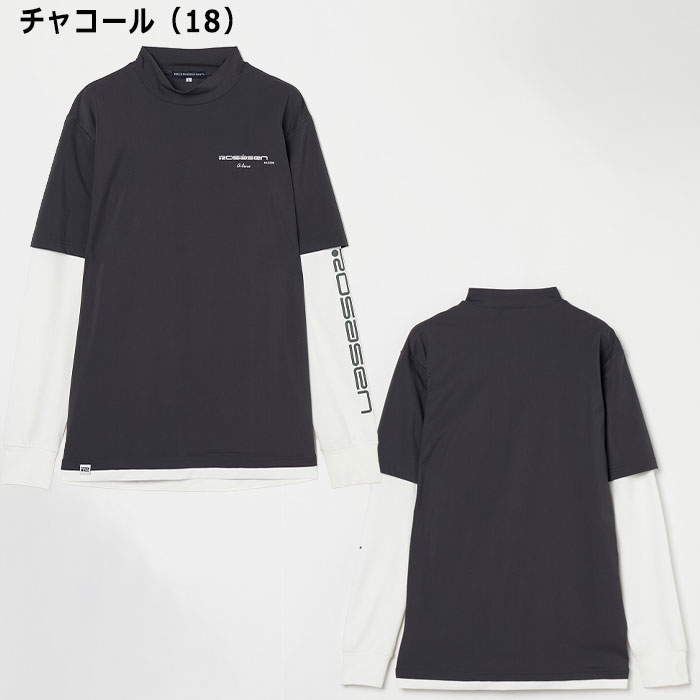 Rosasen（ロサーセン） ゴルフ A-Line レイヤード ロングシャツ 047