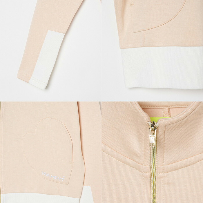 VIVA HEART（ビバハート） レディース 長袖 フルジップ ブルゾン