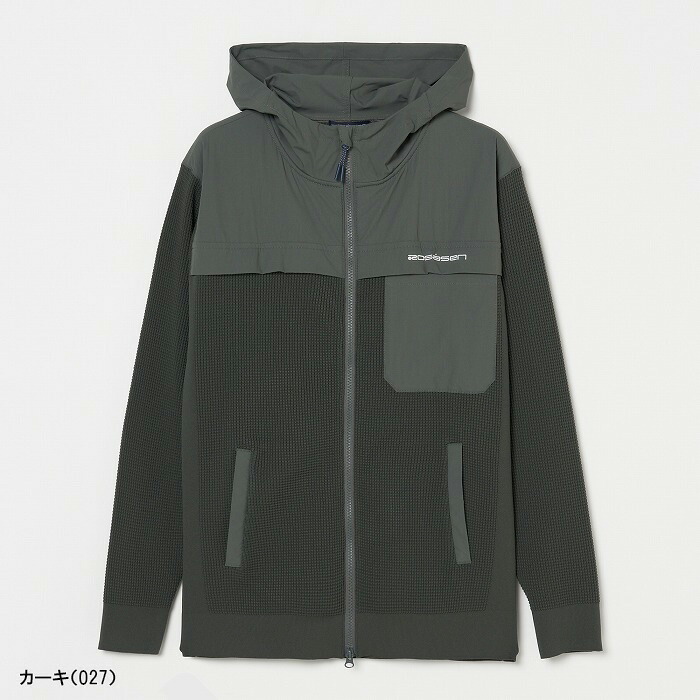 ROSASEN - ロサーセン　ブルゾン Rosasen ロサーセン 長袖 フルジップブルゾン ニット×タフタ