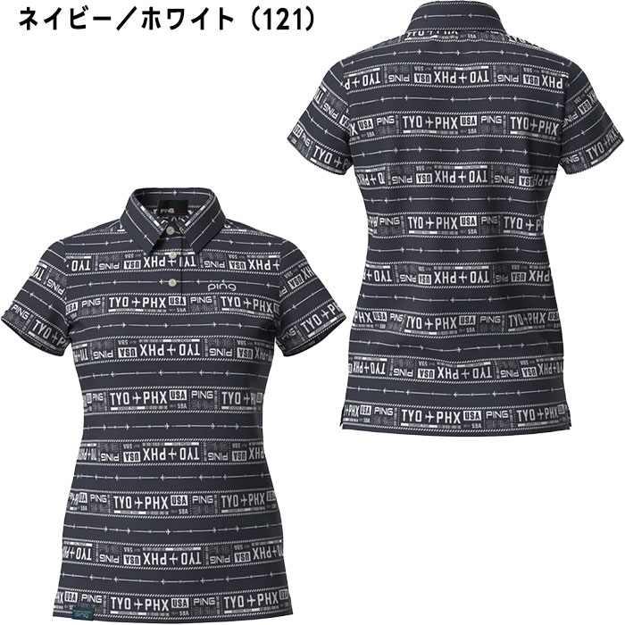 新品 ピン ゴルフ 総柄 ジャガード 長袖 ポロシャツ ゴルフウエア 白 L 新品 ピン ゴルフ 総柄 ジャガード 長袖 ポロシャツ ゴルフ