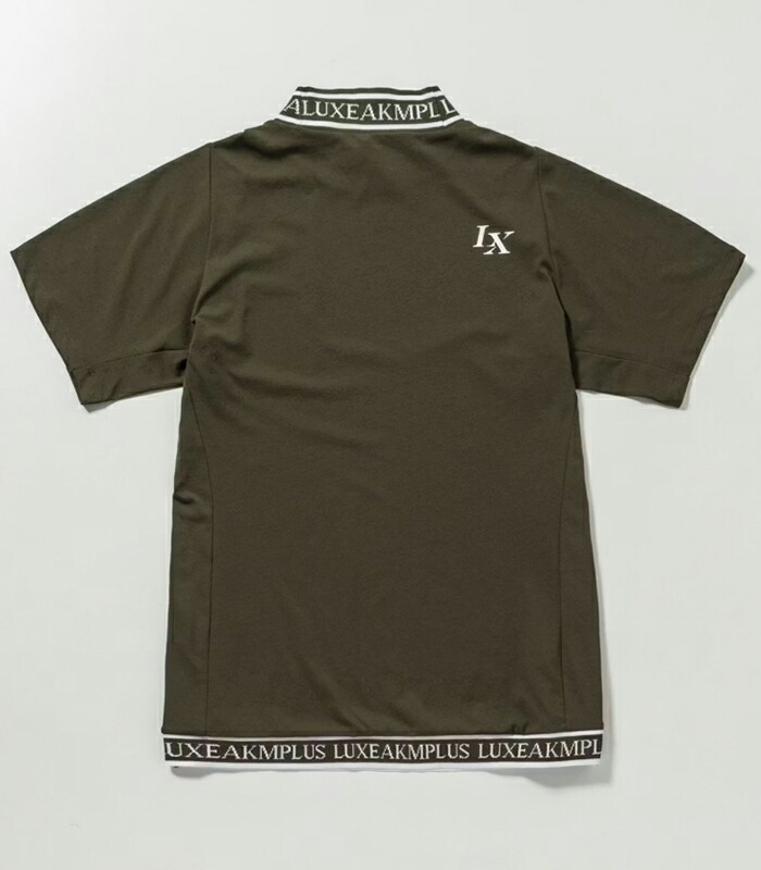 LUXE AKM PLUS リュクスエイケイエムプラス 半袖 モックネックシャツ T