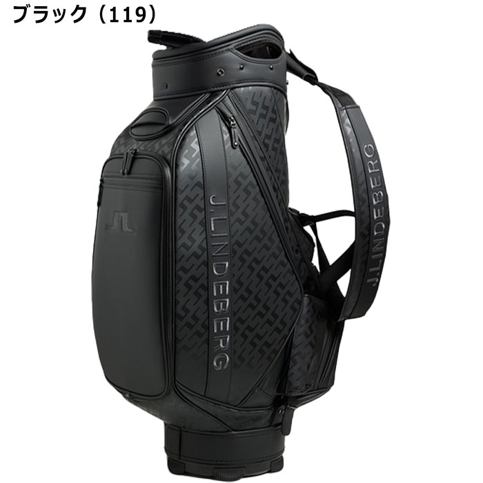 未使用J.LINDEBERG VESSEL コラボ　ブラック　ゴルフバッグ J.LINDEBERG J.リンドバーグ ゴルフ VESSELコラボ 10型 ブリッジ