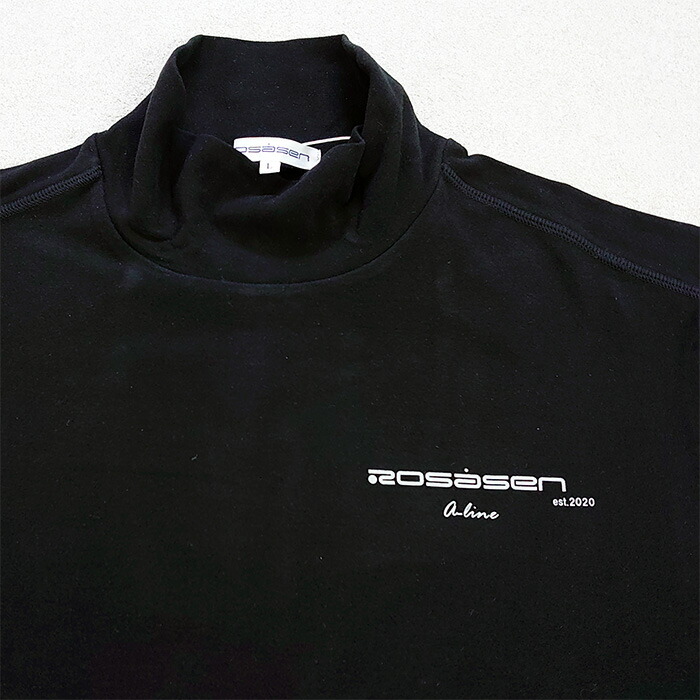 Rosasen（ロサーセン） 長袖 ハイネックシャツ A-Line ストレッチ