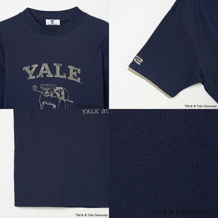 Rosasen（ロサーセン） 半袖 モックネックシャツ 冷感コットン YALE