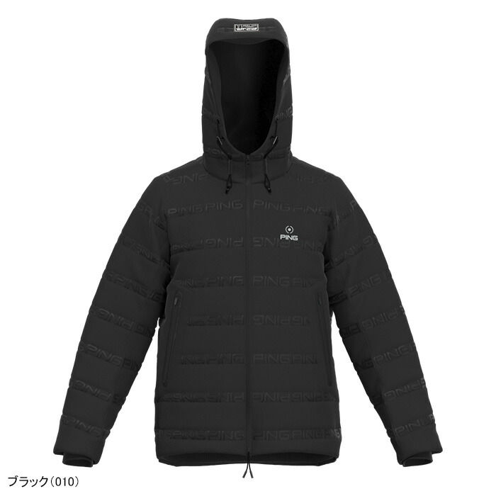 PING - ピン アパレル  長袖 フルジップ ブルゾン メンズ   撥水加工 ネイビー　M PING 在庫処分 ピン アパレル ゴルフウェア 長袖 フルジップ