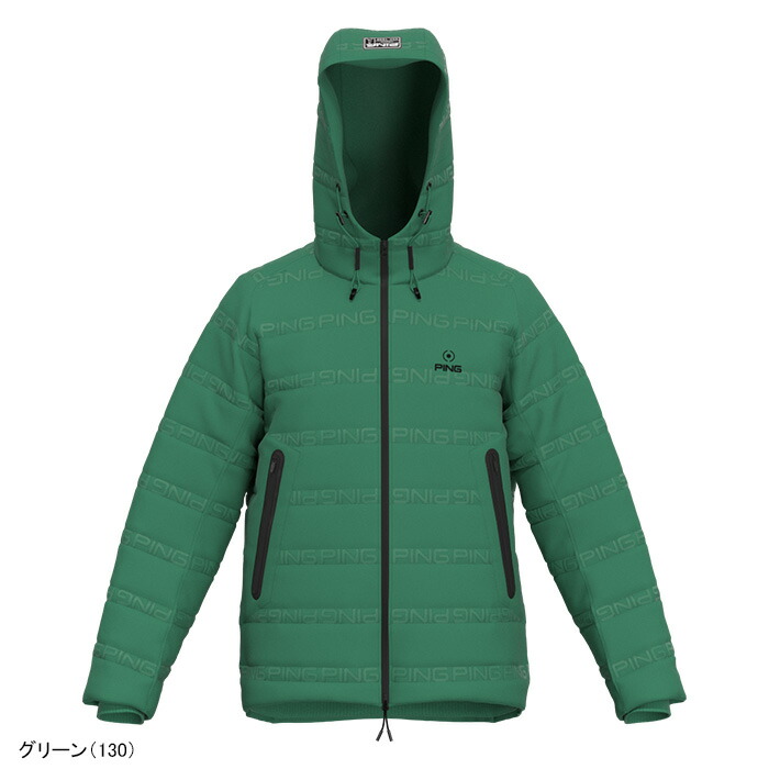 PING - ピン アパレル  長袖 フルジップ ブルゾン メンズ   撥水加工 ネイビーLL pn24f4266905-01.jpg
