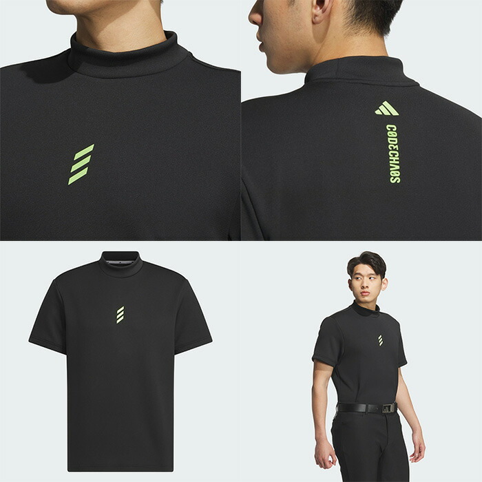 ADIDAS GOLF アディダス ゴルフ 半袖 モックネックシャツ コードカオス