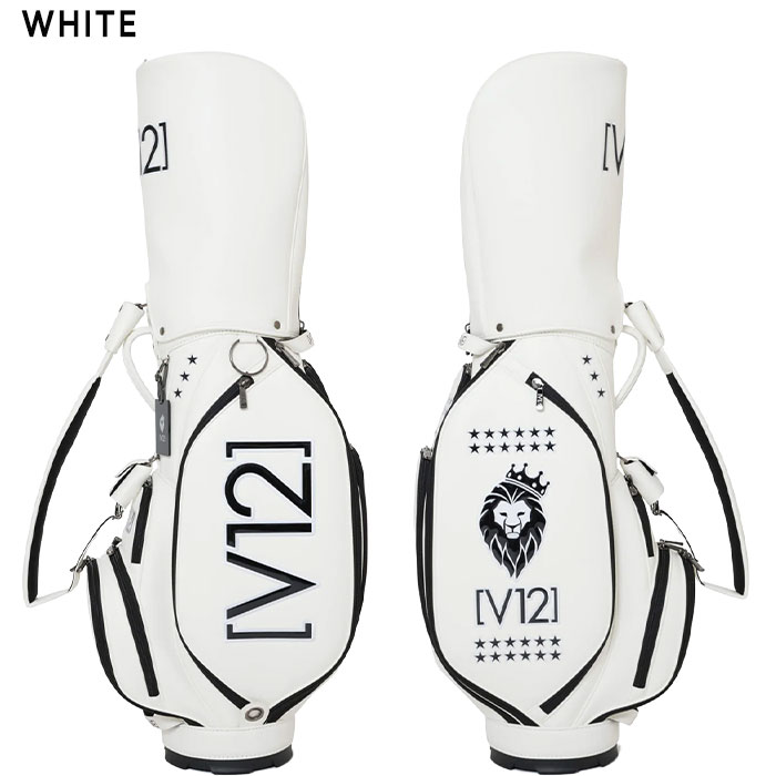 V12 ゴルフ 9.5型 V12 PRO CADDY カートキャディバッグ V122511-CB04 カートタイプ ネームプレート刻印無料！ 2025年春夏モデル V12（ヴィ・トゥエルヴ） ゴルフ 9.5型 V12 PRO CADDY カートキャディ