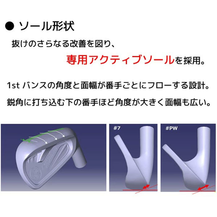RMX ヤマハ FORGED アイアン 6本セット（#5〜PW） N.S.PRO950GH