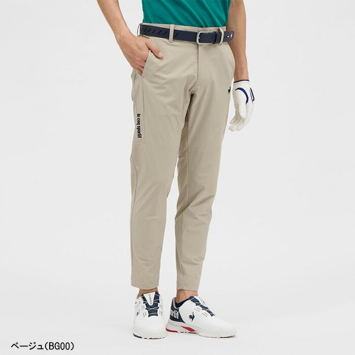 【未使用品】ルコック スポルティフ ゴルフ ストレッチ パンツ L カーキ le coq sportif GOLF（ルコックスポルティフ ゴルフ） ルコック