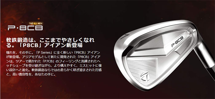 TaylorMade テーラーメイド New P8CB（'25）アイアン 5本セット