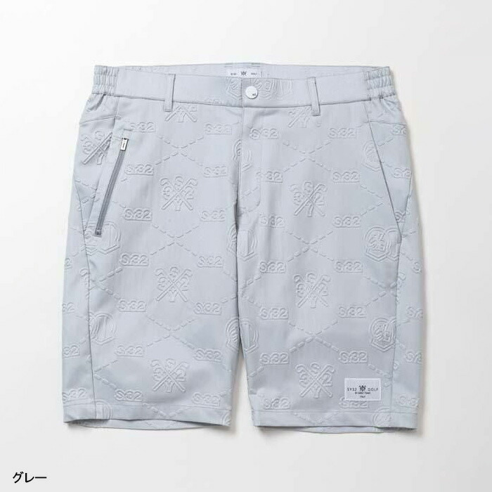 【SY32 SWEET YEARS】ストレッチショートパンツ M チャコール SY32 by SWEET YEARS ショートパンツ バックエンボスストレッチ