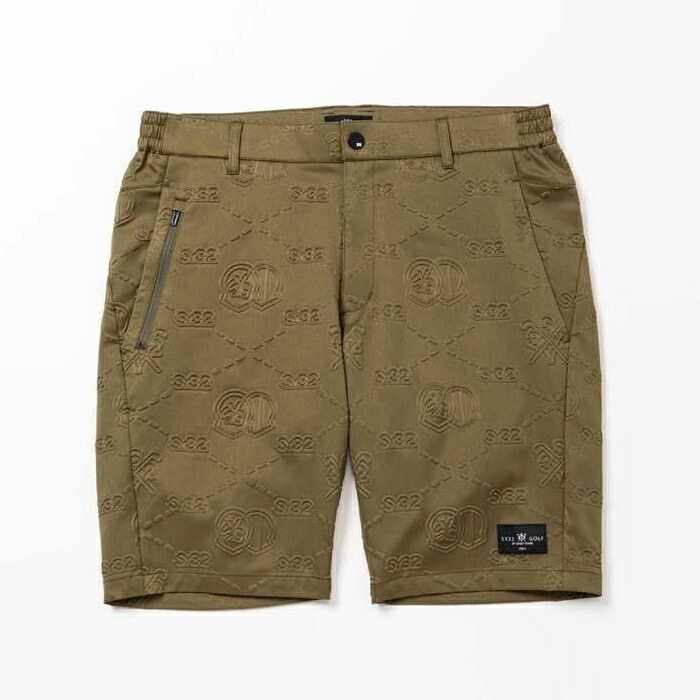 【SY32 SWEET YEARS】ストレッチショートパンツ L チャコール DOUBLE KNIT EMBROIDERY LOGO SHORT PANTS | ALL ITEMS | 【公式