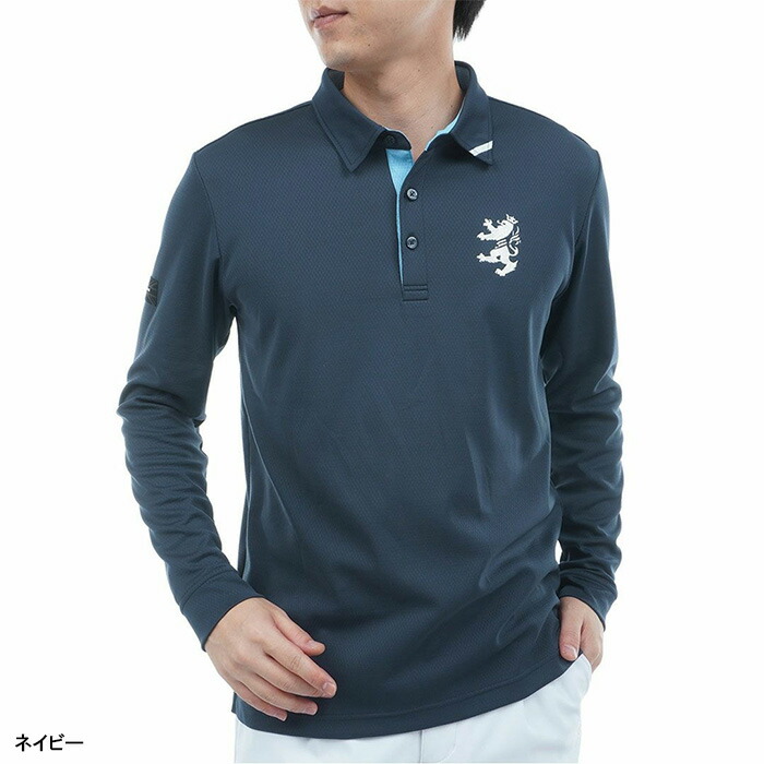 美品　ペラフィネ　コラボ　ポロシャツ　長袖　ゴルフ　メンズ　ウェア FILA GOLF フィラ ゴルフ 長袖 ポロシャツ メンズ 784-540 トップス