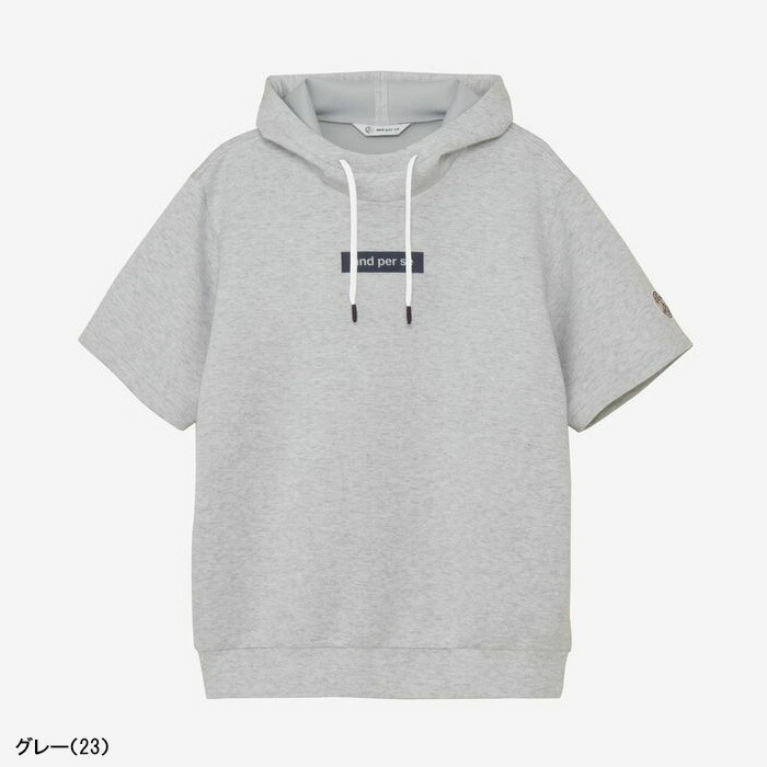 and per se（アンパスィ） 半袖 フーディー パーカー ショット