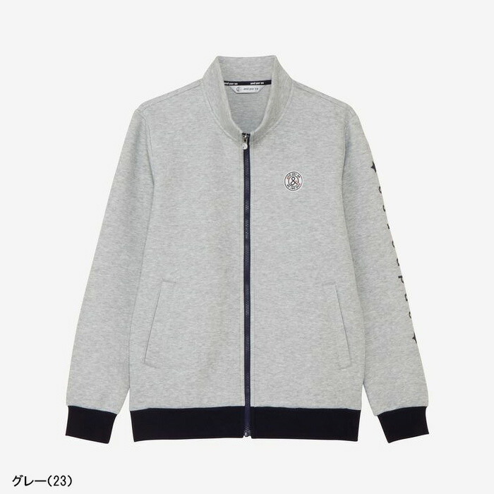 and per se（アンパスィ） 長袖 フルジップブルゾン ショット