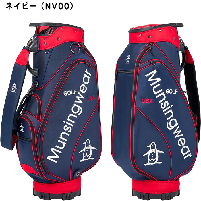 Munsingwear（マンシングウェア） ゴルフ 9.5型 大口径 キャディバッグ