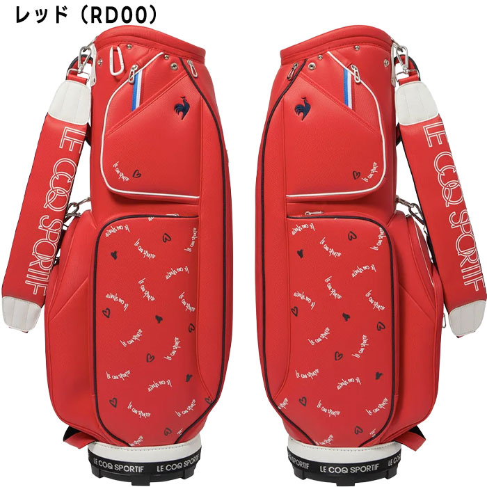 LE COQ SPORTIF ゴルフバック　レッド　ルコックスポルティフ le coq sportif GOLF（ルコックスポルティフ ゴルフ） ルコック