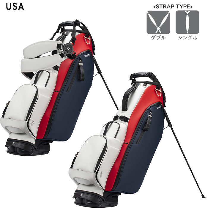 VESSEL ベゼル ゴルフ 8.5型 PLAYER 5.0 Stand スタンドキャディバッグ