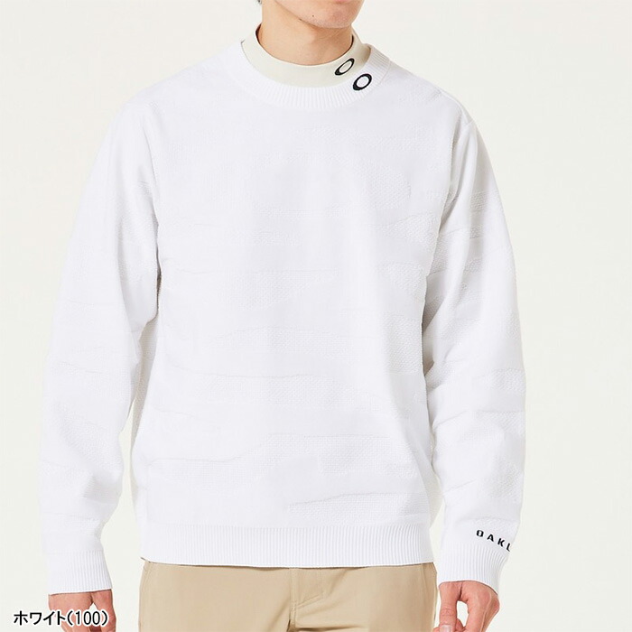 OAKLEY（オークリー） 長袖 クルーネック セーター カモジャガード