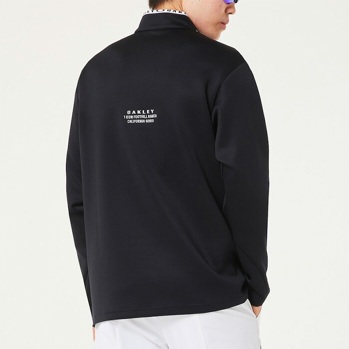 OAKLEY（オークリー） 長袖 ハーフジップシャツ プレザント 長袖モック
