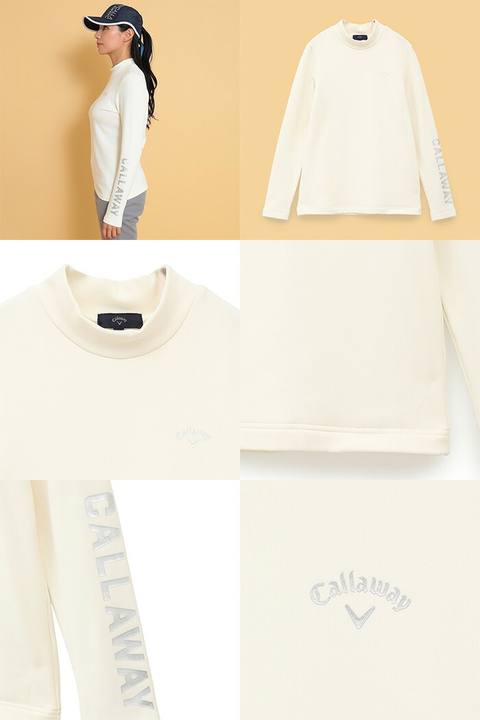 Callaway（キャロウェイ） レディース ゴルフ 長袖 モックネックシャツ