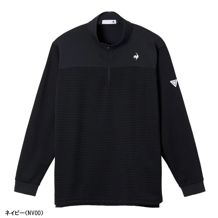 ルコックスポルティフ le coq sportif ゴルフウェア 長袖シャツ メンズ ヒートナビハーフジップ長袖シャツ LG5FLS81M 【2025年秋冬モデル】 le coq sportif GOLF（ルコックスポルティフ ゴルフ） ルコック