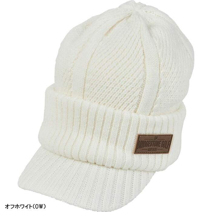 BRIDGESTONE GOLF ブリヂストン ゴルフ ニットキャップ 25年秋冬 ツバ