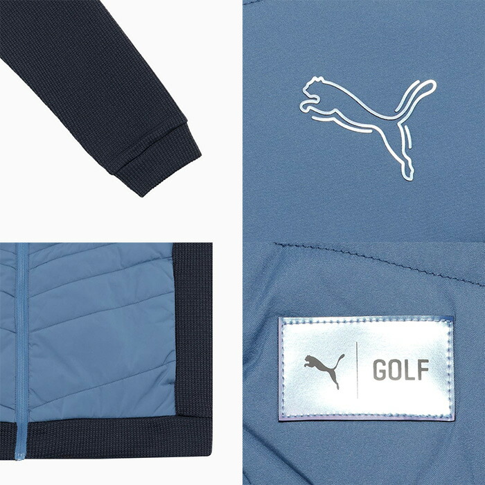 PUMA（プーマ） ゴルフ 長袖 フルジップブルゾン シャドウキャット