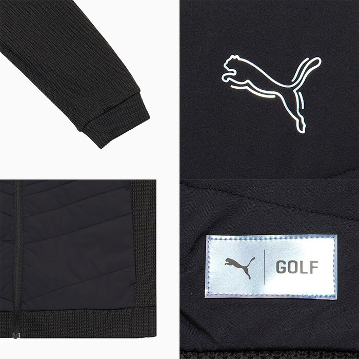 PUMA（プーマ） ゴルフ 長袖 フルジップブルゾン シャドウキャット