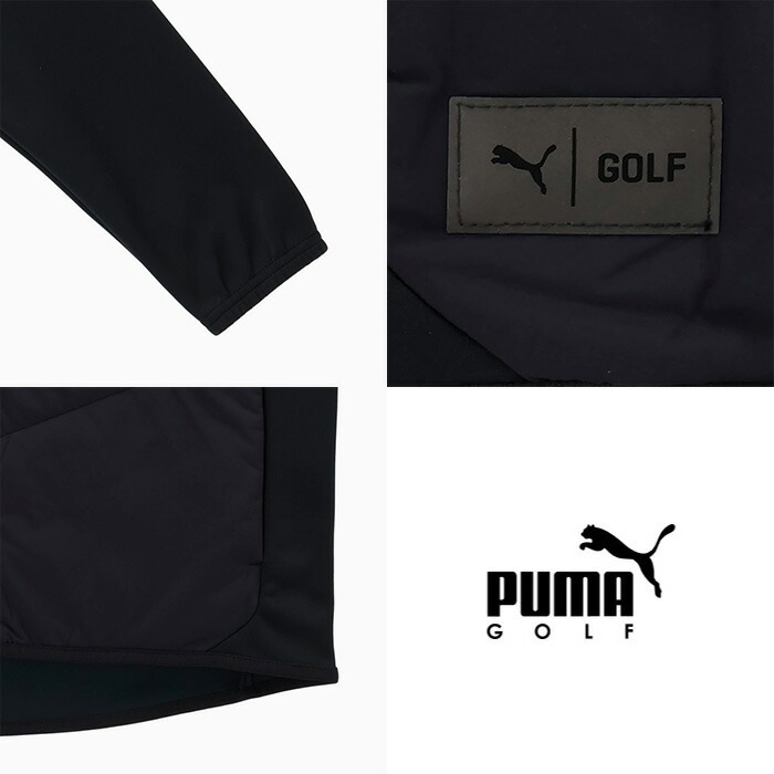 PUMA（プーマ） ゴルフ 長袖 フルジップジャケット PB ハイブリッド