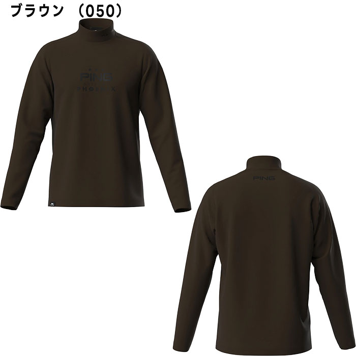 PING（ピン） ゴルフ サーモソーラ― バックカノコ 長袖 ハイネック