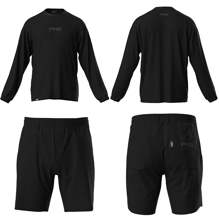 PING（ピン） ゴルフ スニードジャック × ショートパンツ 上下セット