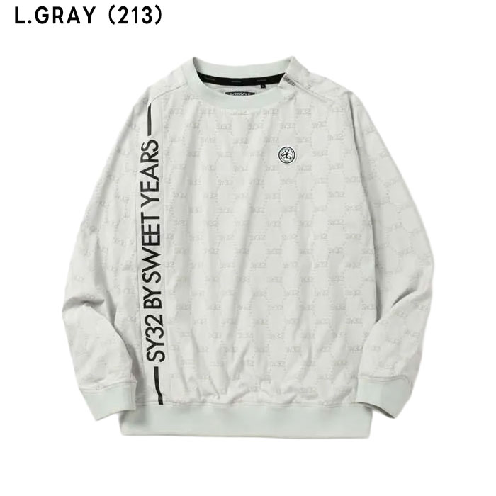 エスワイサーティトゥ バイ スウィートイヤーズ ゴルフ 長袖 FLOCKY WOVEN STRECH PISTE SHIRTS SYG-25A1-38 ゴルフウェア トップス 2025年秋冬モデル SY32 by SWEET YEARS GOLF SY32 by SWEET YEARS（エスワイサーティトゥバイスィートイヤーズ