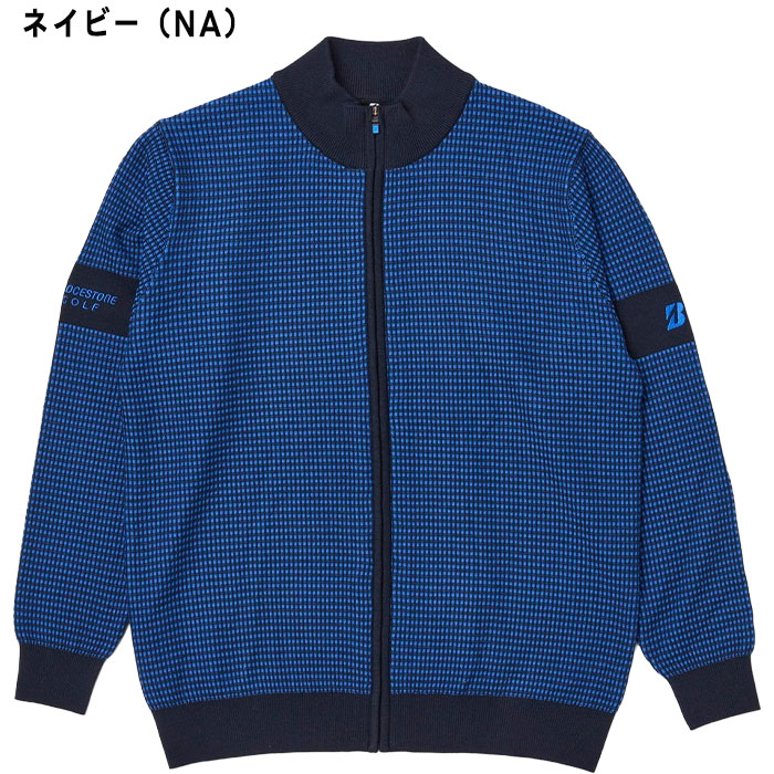 BRIDGESTONE GOLF ブリヂストン ゴルフ 長袖 前開き セーター FGM01B