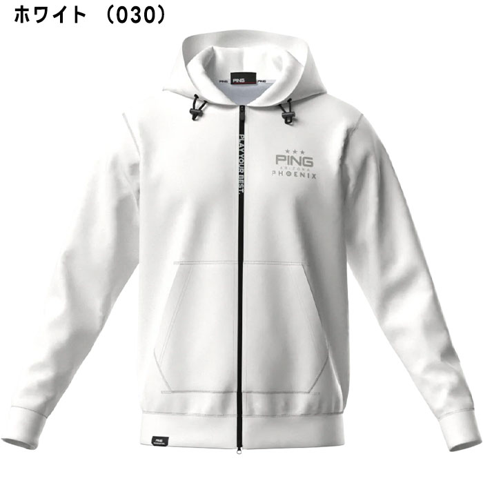 PING（ピン） ゴルフ ダンボールニット フルジップ スウェット