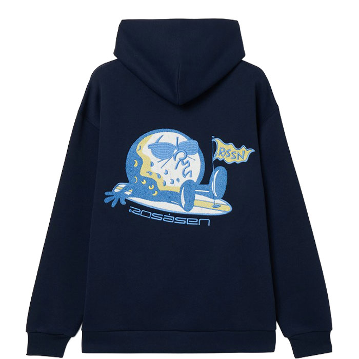 ロサーセン ゴルフ HERITECH BALL BOY ダンボール パーカー 044-34812 ゴルフウェア トップス 2025年秋冬モデル Rosasen GOLF Rosasen（ロサーセン） ゴルフ HERITECH BALL BOY ダンボール パーカー