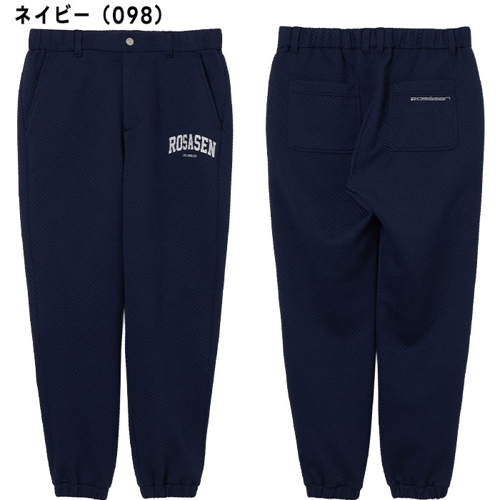 Rosasen（ロサーセン） ゴルフ A-Line 膨れジャカード パンツ 047