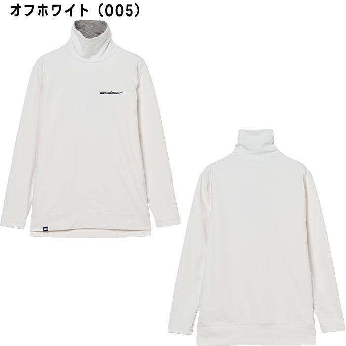 Rosasen（ロサーセン） ゴルフ 長袖 ストレッチ 防風 ハイネック プル