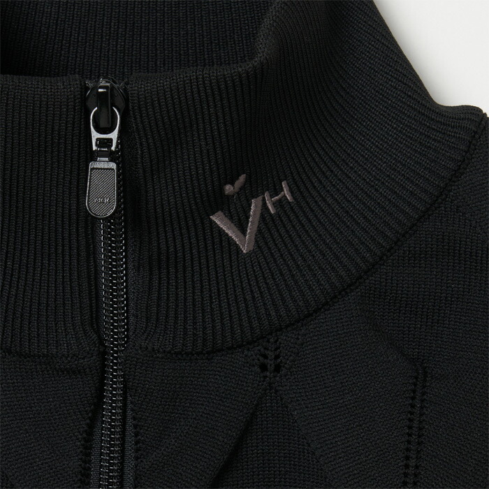 VIVA HEART（ビバハート） レディース ゴルフ 3Dアーガイル フルジップ