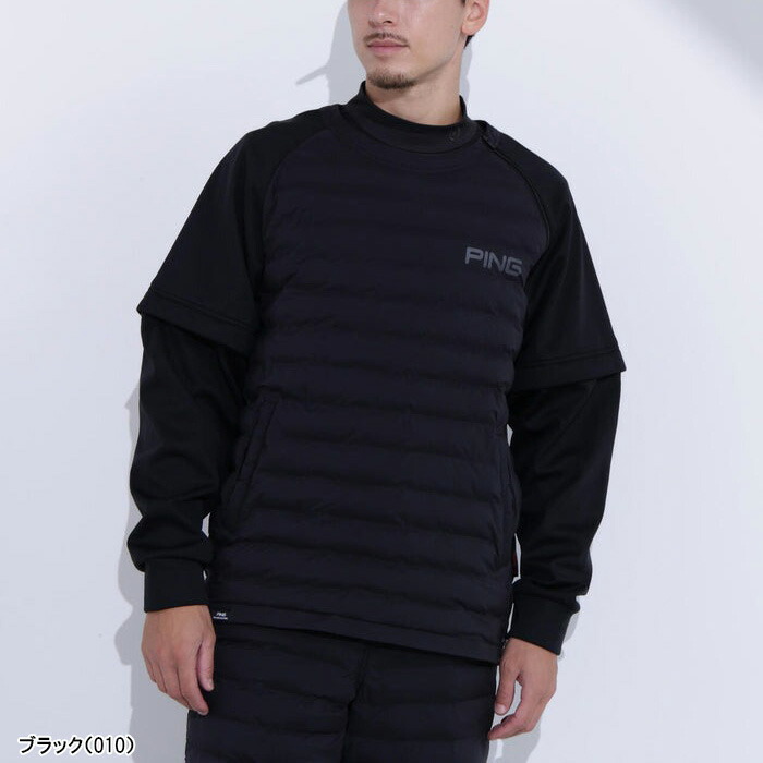 PING（ピン） ゴルフ 長袖 2WAY ハイブリッド 中綿 スニードブルゾン