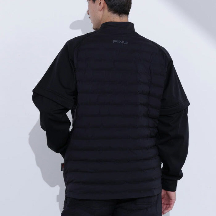 PING（ピン） ゴルフ 長袖 2WAY ハイブリッド 中綿 スニードブルゾン