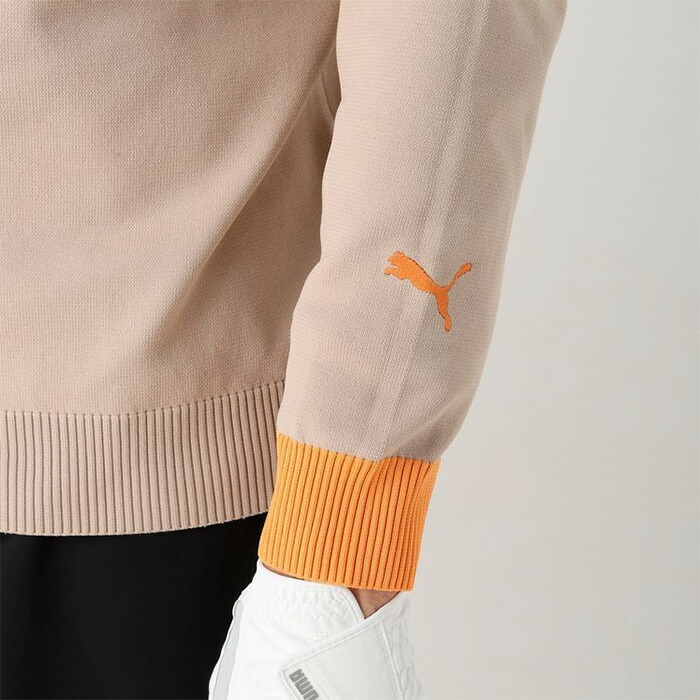 PUMA（プーマ） ゴルフ 長袖 PC タートルネック CB ニット セーター
