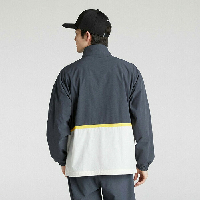PUMA（プーマ） ゴルフ 長袖 FOG パネル カラー リラックス フルジップ