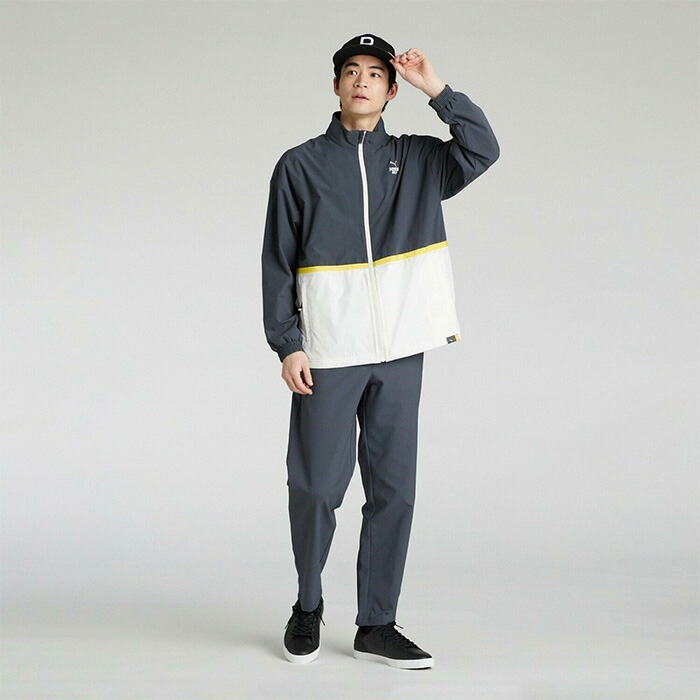 PUMA（プーマ） ゴルフ 長袖 FOG パネル カラー リラックス フルジップ