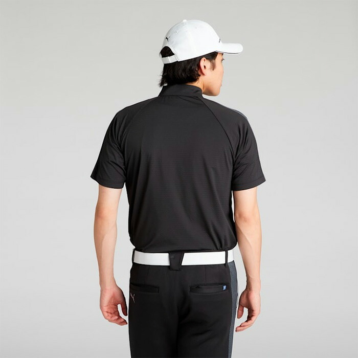 PUMA（プーマ） ゴルフ 半袖 モックネックシャツ PF テック ライン