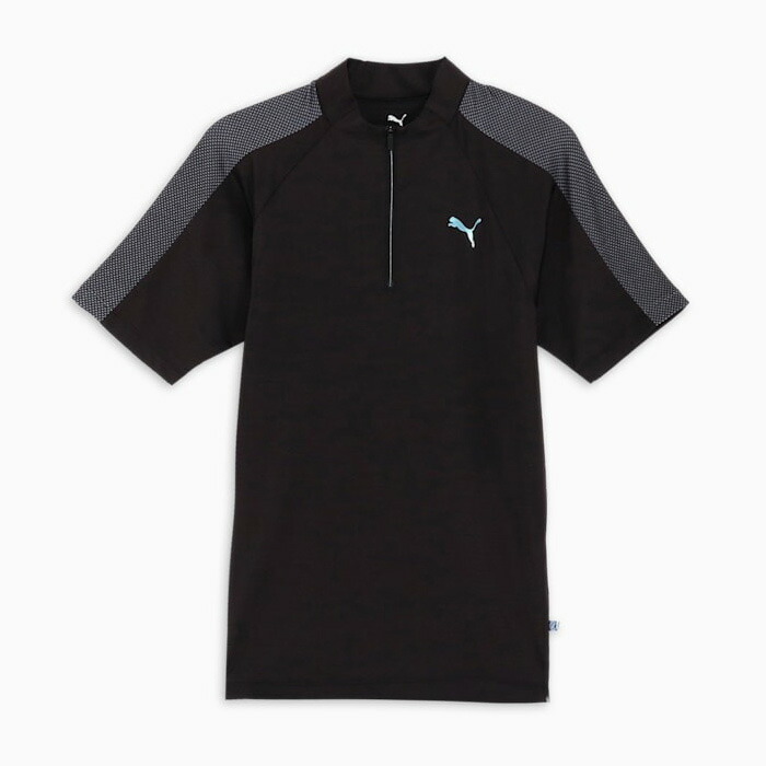 PUMA（プーマ） ゴルフ 半袖 モックネックシャツ PF テック ライン